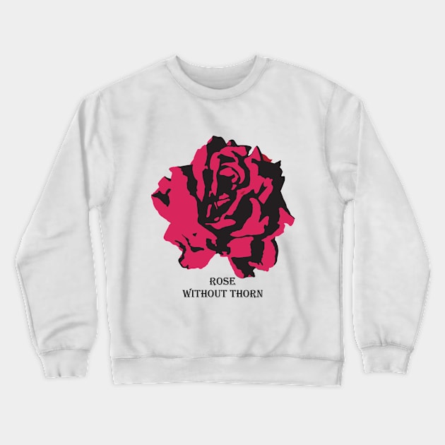 Rose without thorn Crewneck Sweatshirt by Russell Jayedi